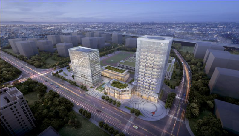 圓通國際金融和科技總部項目，預(yù)計9月竣工
